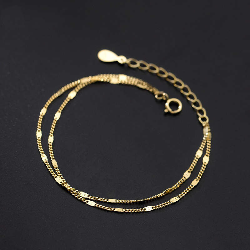 Aurora Chain – Dobbelt Armbånd guld