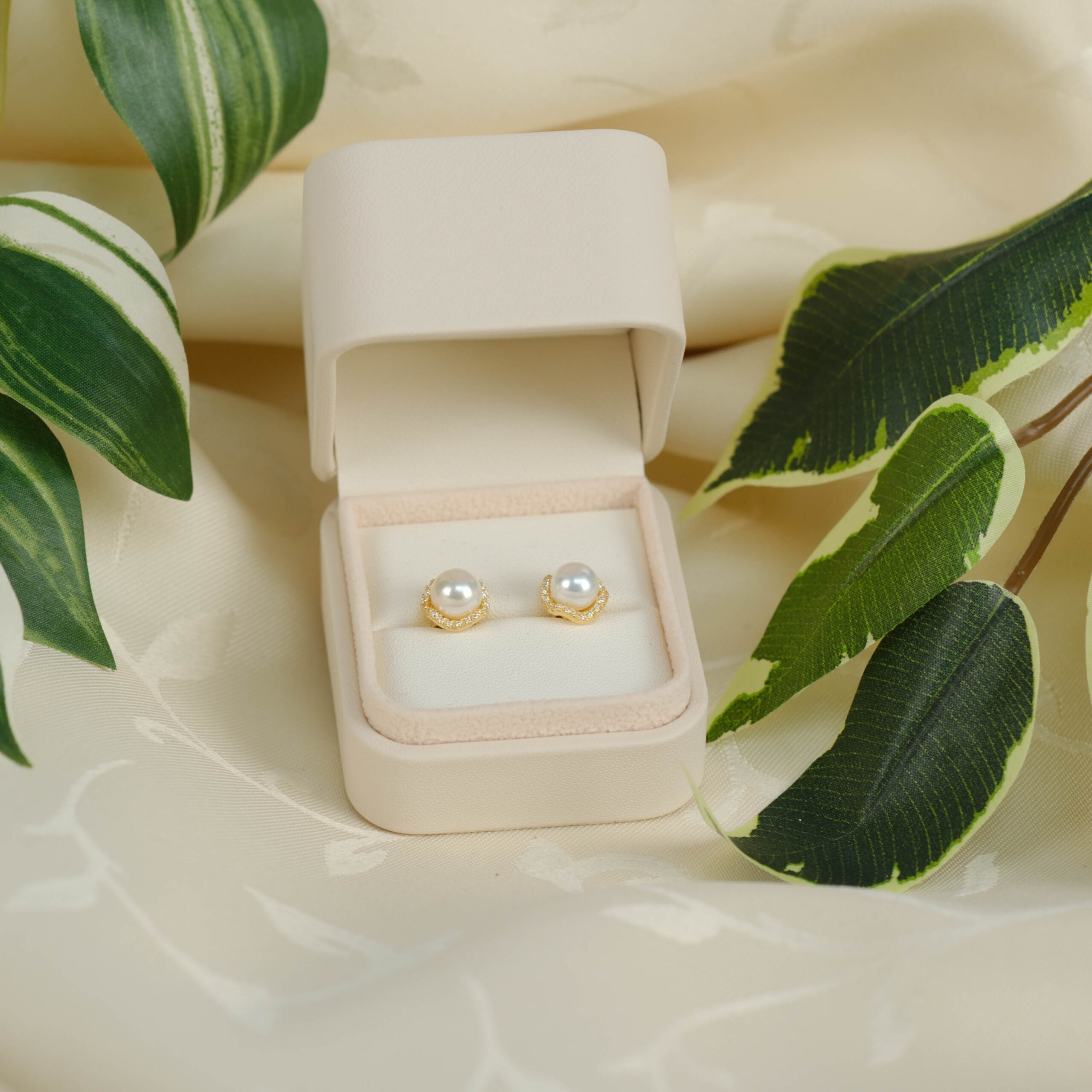 Aura Pearl Studs - Billede 2