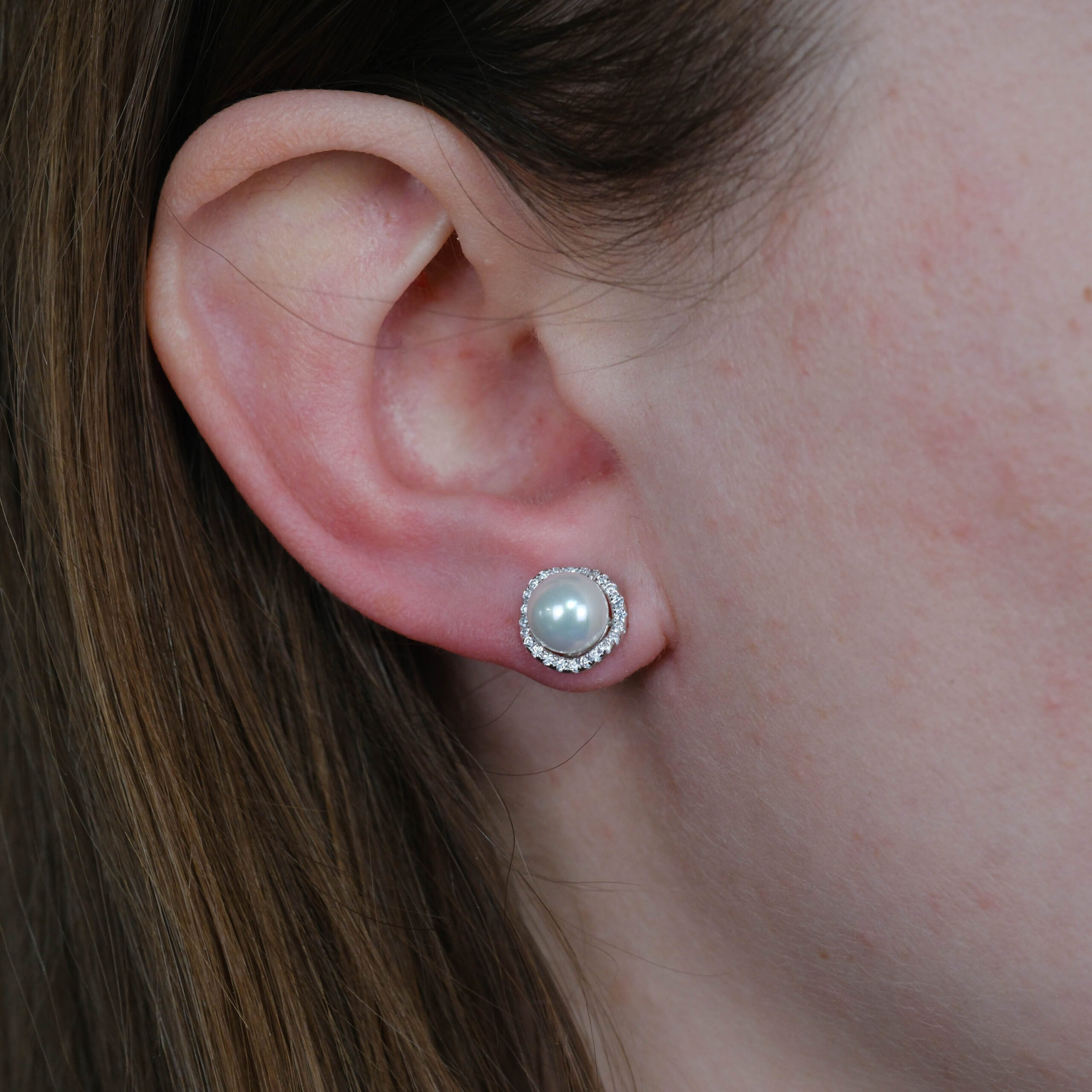 Aura Pearl Studs - Billede 5