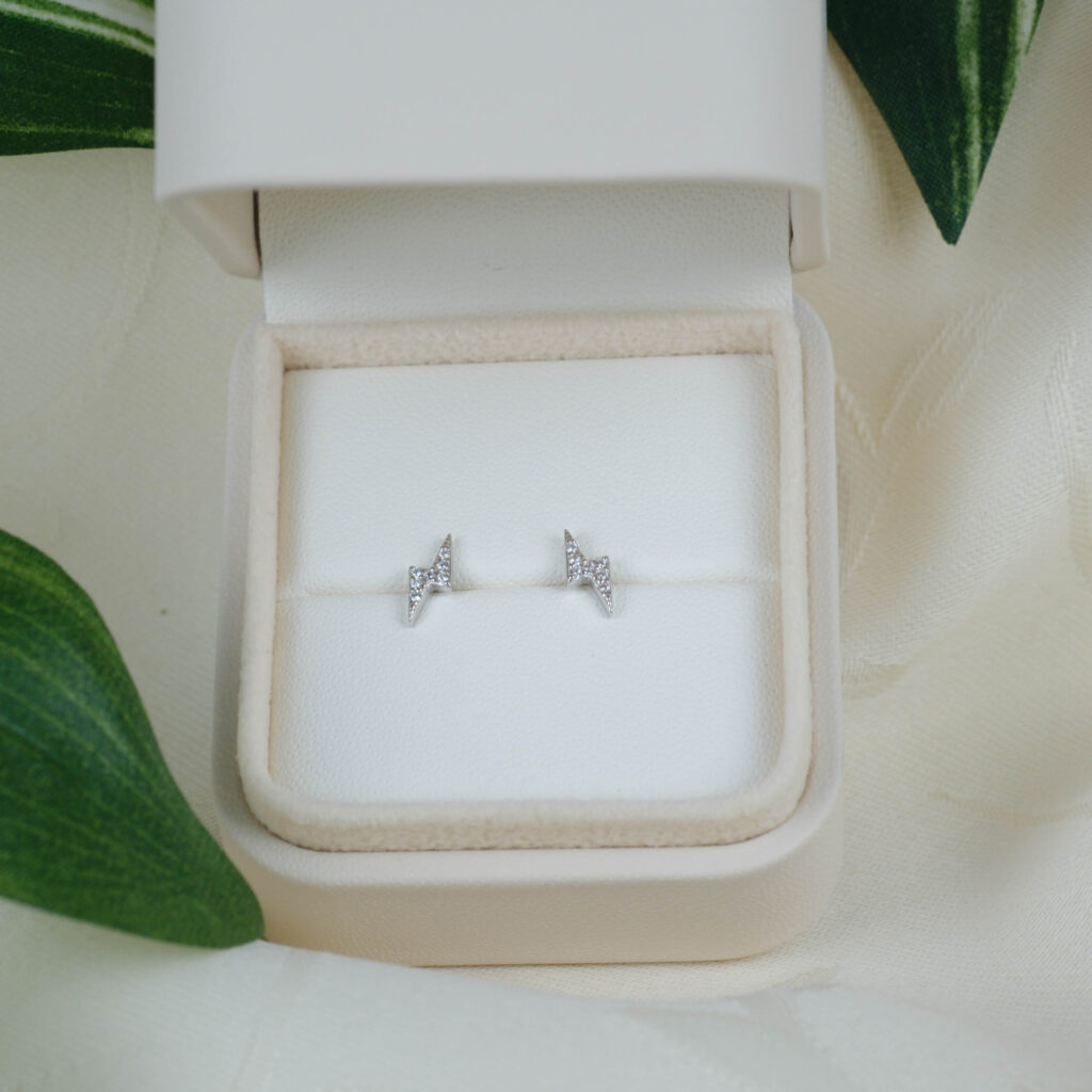 Sølv øreringe – Lightning Earrings i 925 sterlingsølv fra Ginny De Luxe