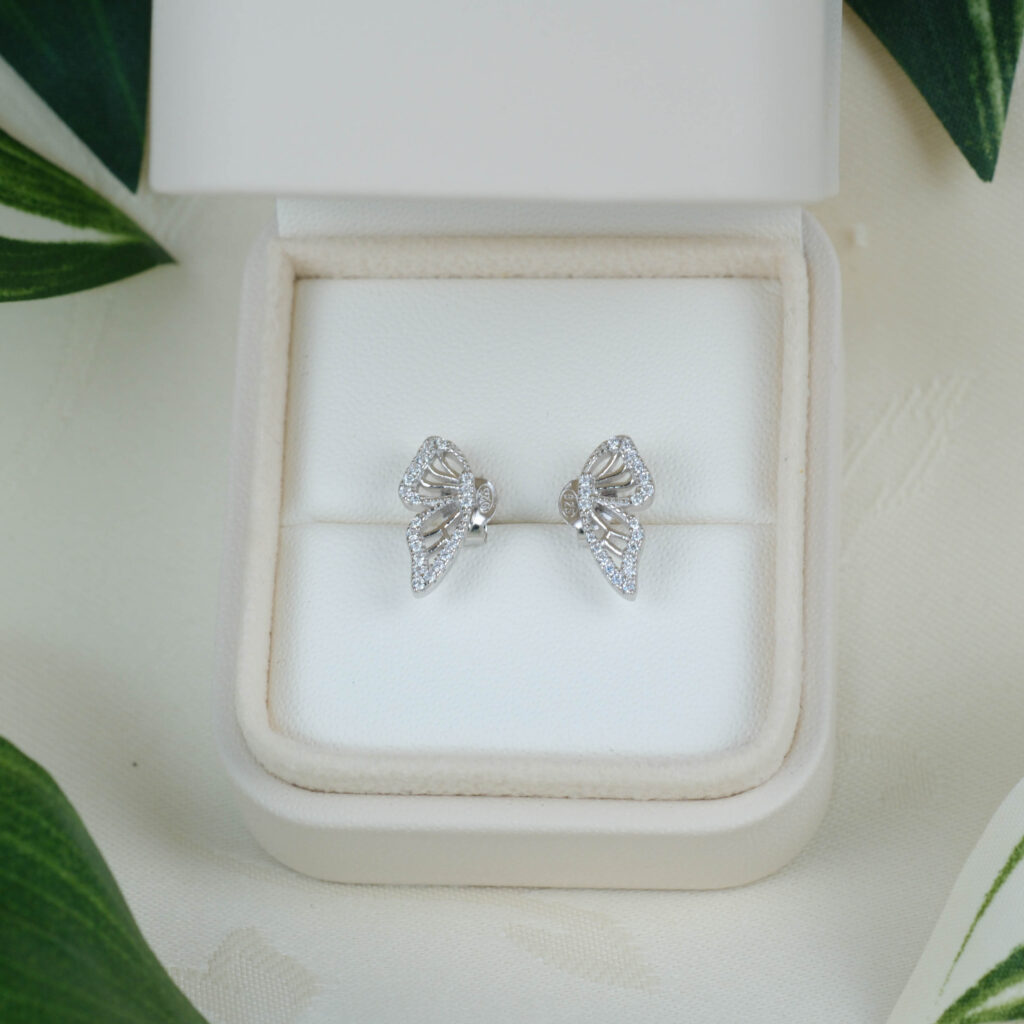 Sølv øreringe – Butterfly Delight i 925 sterlingsølv fra Ginny De Luxe