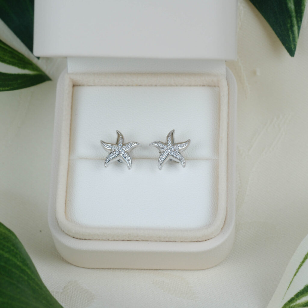 Sølv øreringe – Star Earrings i 925 sterlingsølv fra Ginny De Luxe