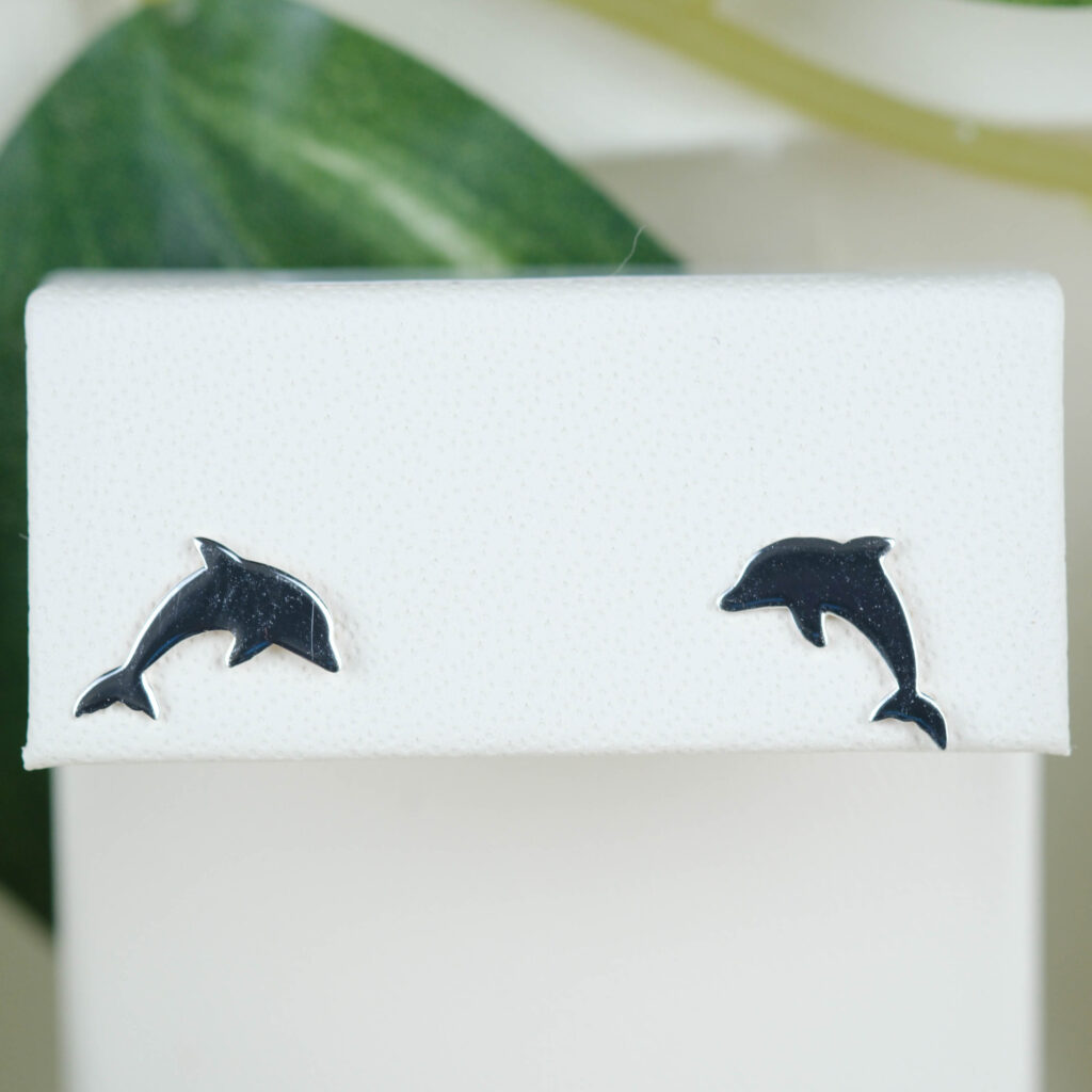 Sølv øreringe – Dolphin Earrings i 925 sterlingsølv fra Ginny De Luxe